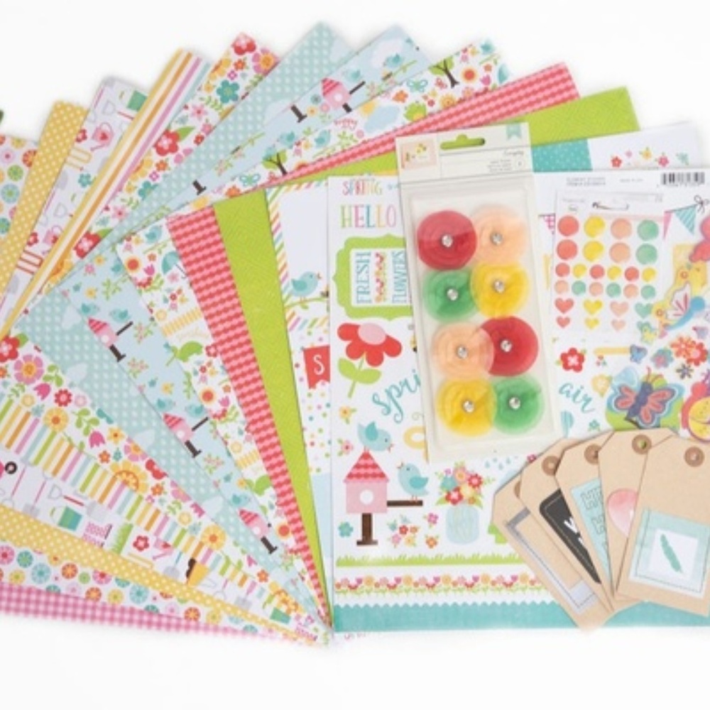 Scrapbook Craft Mystery Box Supply Mixed Lot - Picture 6 of 7